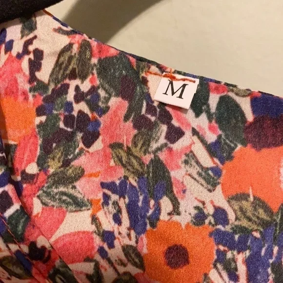 Blogger Fave Floral Ruffle Puff Sleeve Mini Dress | NWT | Small - Picture 11 of 12